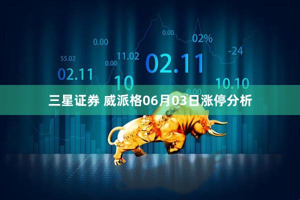 三星证券 威派格06月03日涨停分析