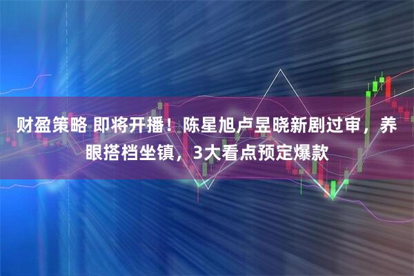 财盈策略 即将开播!陈星旭卢昱晓新剧过审,养眼搭档坐镇,3大看点预定爆款
