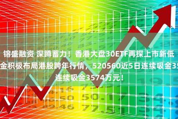 镕盛融资 深蹲蓄力!香港大盘30ETF再探上市新低!抄底资金积极布局港股跨年行情,520560近5日连续吸金3574万元!